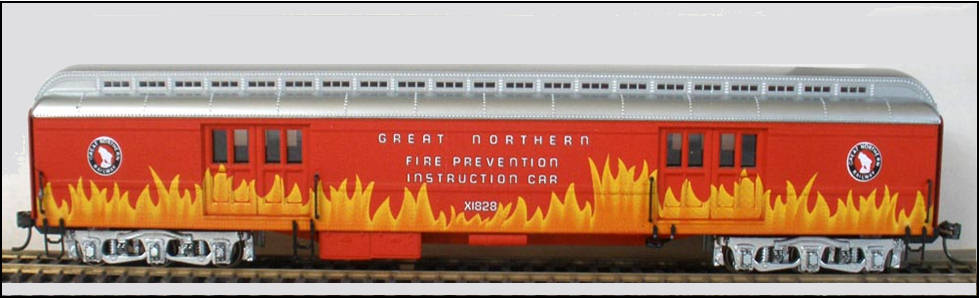 Great Northern Fire Prevention Instruction Car