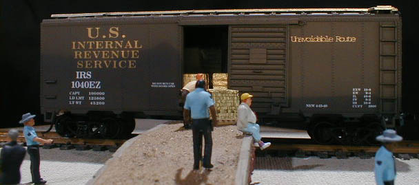 Internal Revenue Service Freight Car