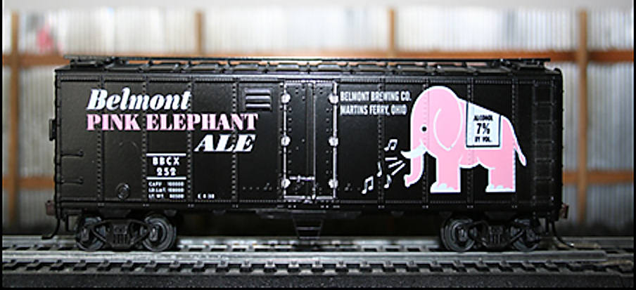 Pink Elephant Beer Car