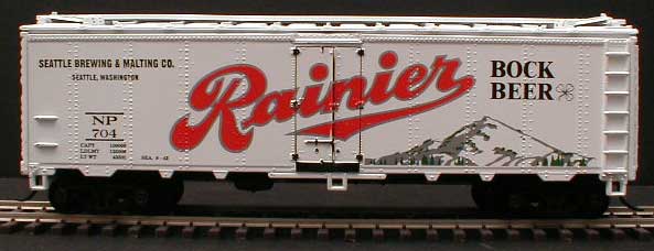 Rainier Bock Beer Car