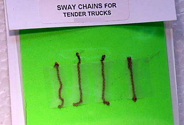 Sway chains fo Tender Trucks